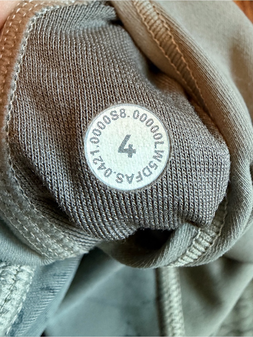 Lululemon Wunder Under 25” Leggings Gray Black Crackle Print High Rise Yoga - 4 - Picture 7 of 8